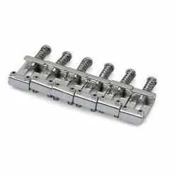 Traditional Tremolo Saddles For Strat, Chrome, Set Of 6 - StewMac