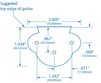 Thin Body Trapeze Tailpiece - StewMac 5 Thin Body Trapeze Tailpiece - StewMac - Image 3