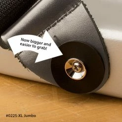 Strap Stoppers - 4 Pack - StewMac -StewMac Shop 0224 5 installed on silver with arrow 440