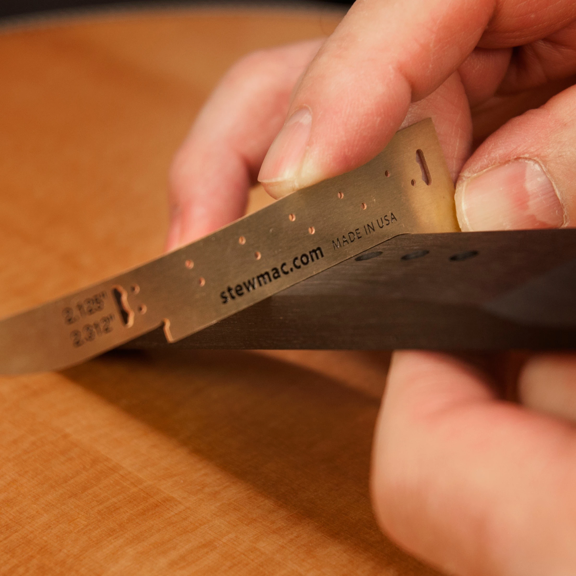 Acoustic Guitar Bridge Template - StewMac 5 Acoustic Guitar Bridge Template - StewMac - Image 3