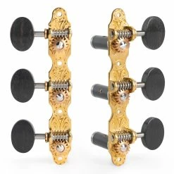 Sloane Classical Guitar Tuners With Ebony Knobs And Deco Baseplates - StewMac -StewMac Shop 100665 2000