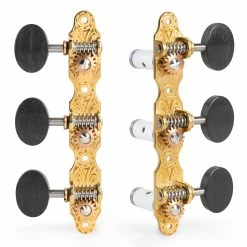Sloane Classical Guitar Tuners With Ebony Knobs And Deco Baseplates - StewMac -StewMac Shop 100666 2000