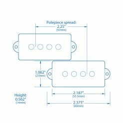 StewMac Pickups For P-Bass - StewMac 7 StewMac Pickups For P-Bass - StewMac -StewMac Shop 101547 specs