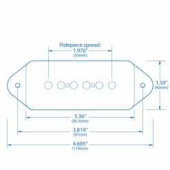 StewMac Parsons Street Dogear P-90 Pickups - StewMac -StewMac Shop 101717 specs