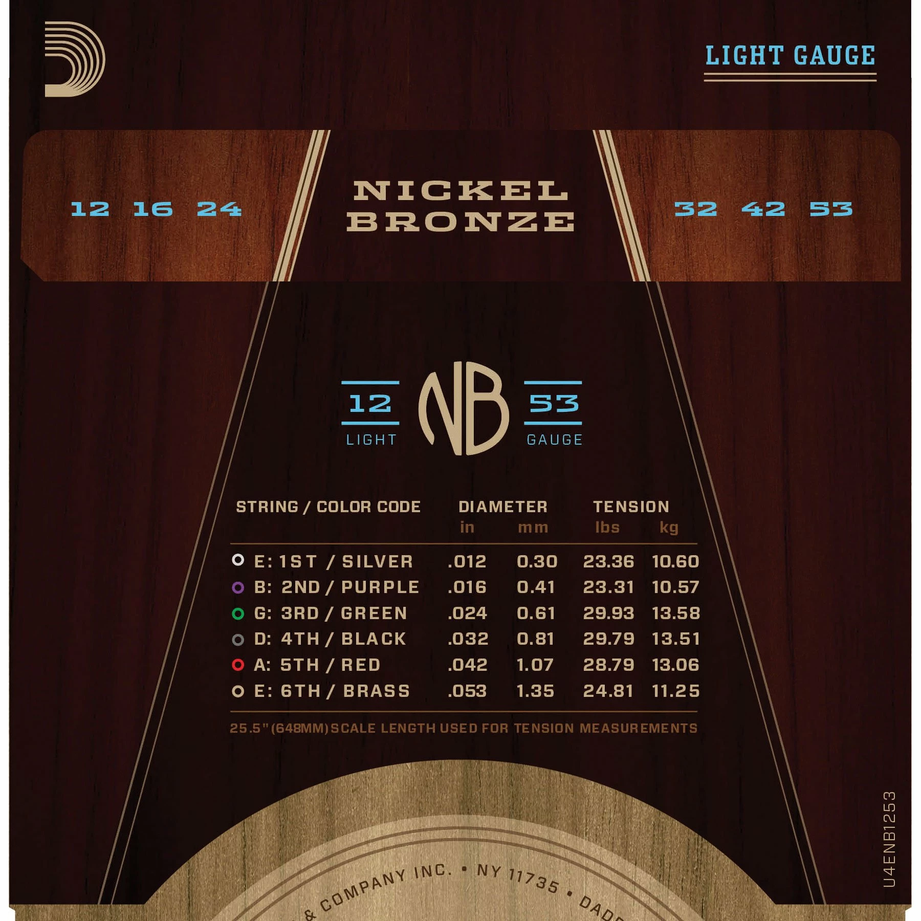 D'Addario Nickel Bronze Acoustic Guitar Strings - StewMac 4 D'Addario Nickel Bronze Acoustic Guitar Strings - StewMac - Image 2