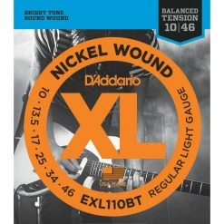 D'Addario XL Balanced Tension Nickel Wound Electric Guitar Strings - StewMac