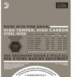 D'Addario XL Half Round Electric Guitar Strings - StewMac -StewMac Shop 10877 3 440