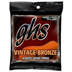 GHS Vintage Bronze Acoustic Guitar Strings - StewMac
