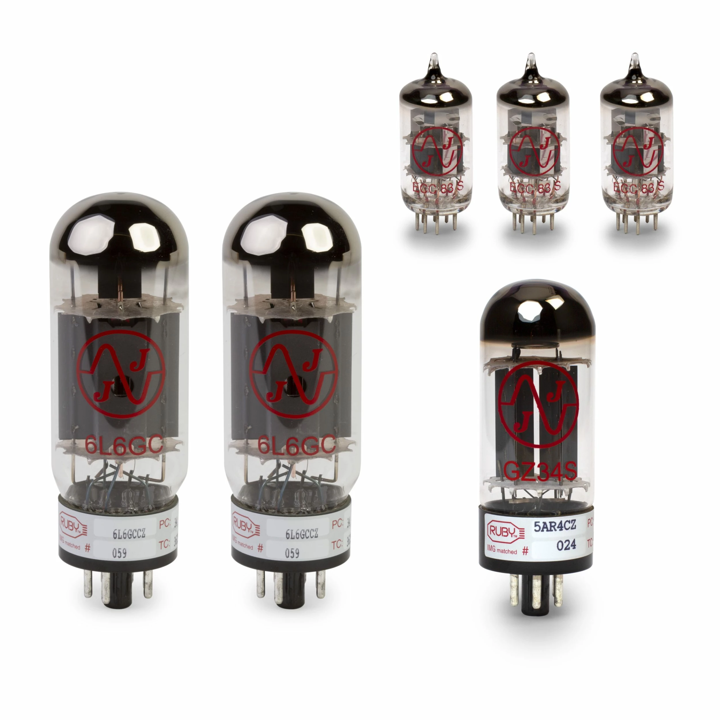 Fender '59 Bassman Reissue Tube Set With Matched Power Tubes - StewMac 3 Fender '59 Bassman Reissue Tube Set With Matched Power Tubes - StewMac