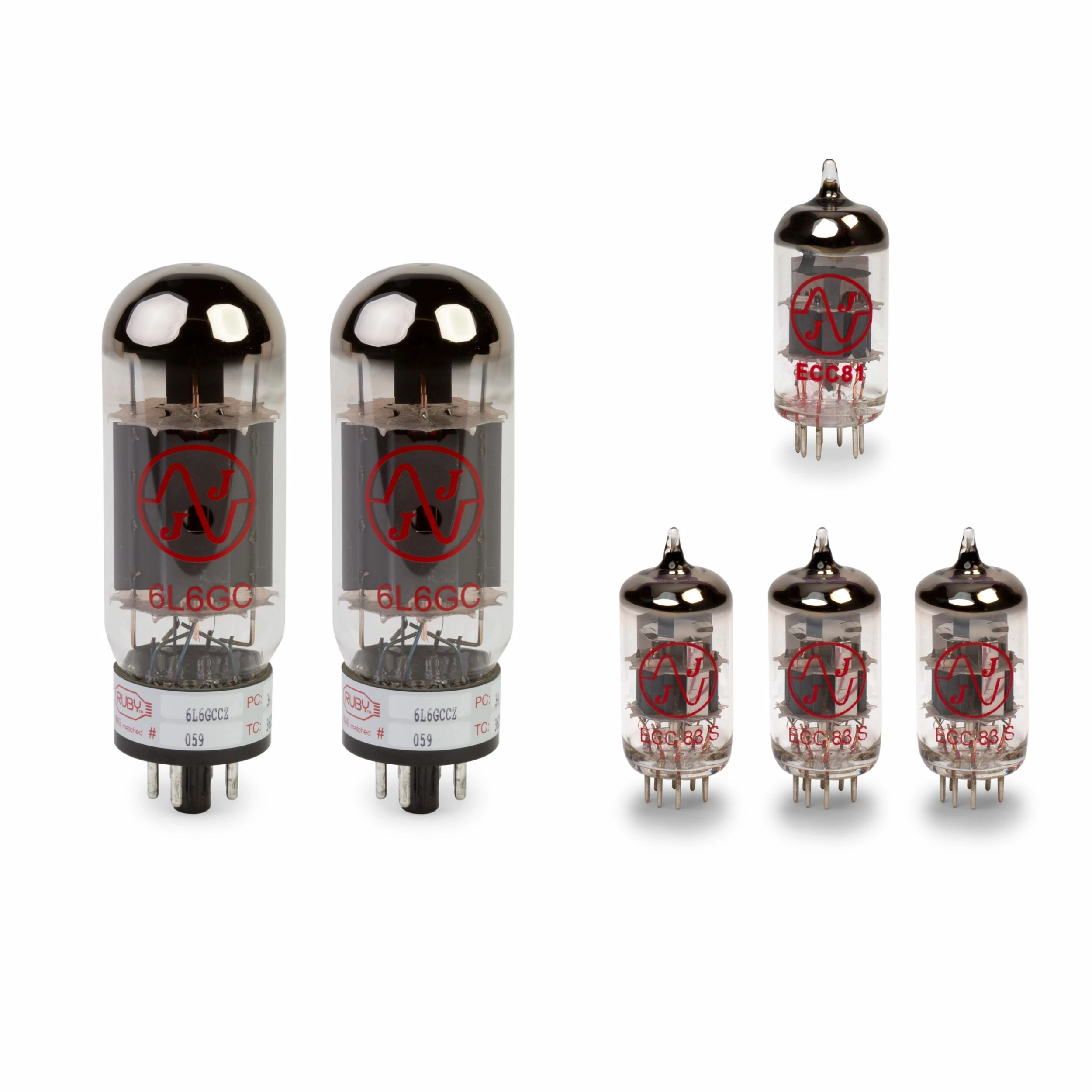Fender Bandmaster Tube Set With Matched Power Tubes - StewMac 3 Fender Bandmaster Tube Set With Matched Power Tubes - StewMac