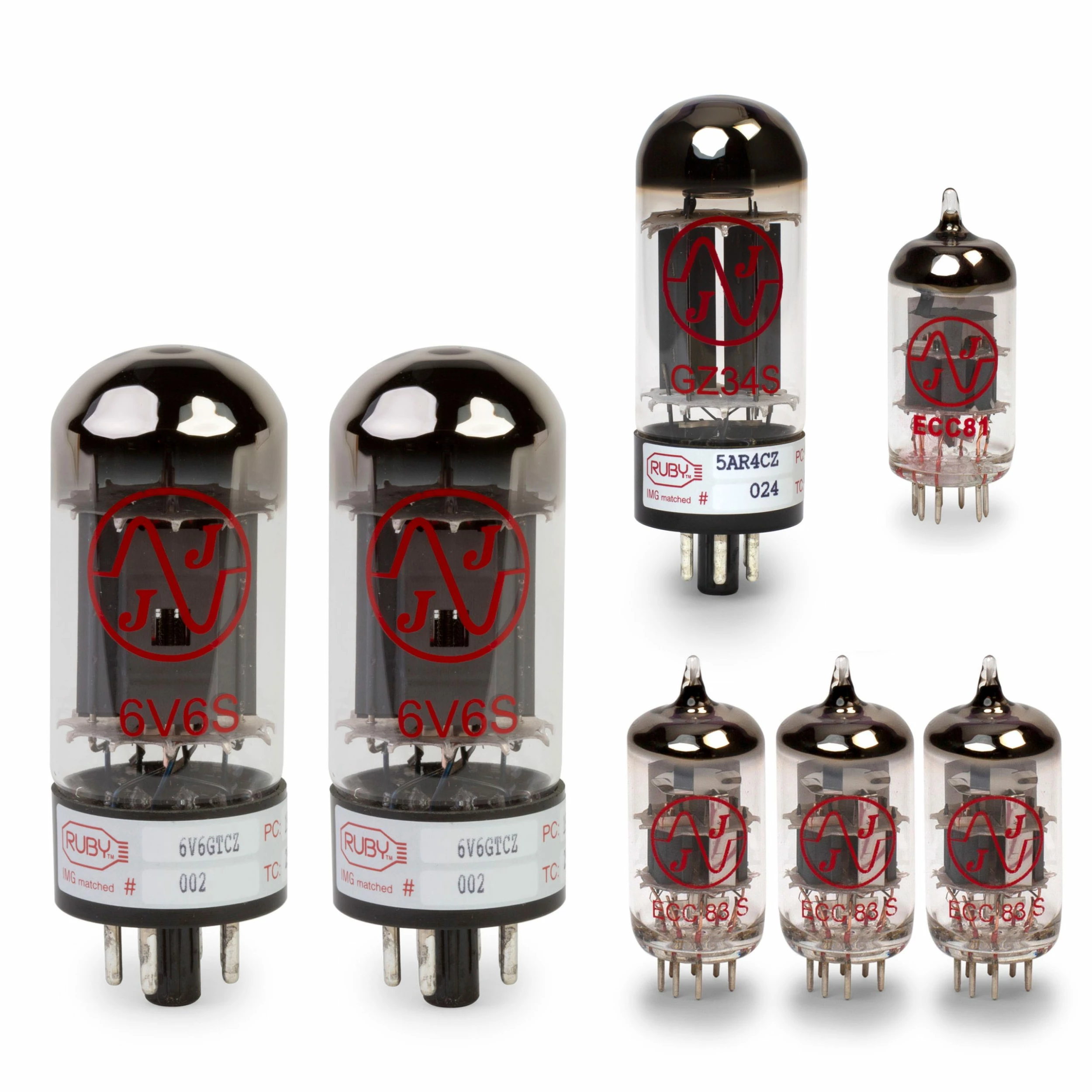 Fender Deluxe Tube Set With Matched Power Tubes - StewMac 3 Fender Deluxe Tube Set With Matched Power Tubes - StewMac