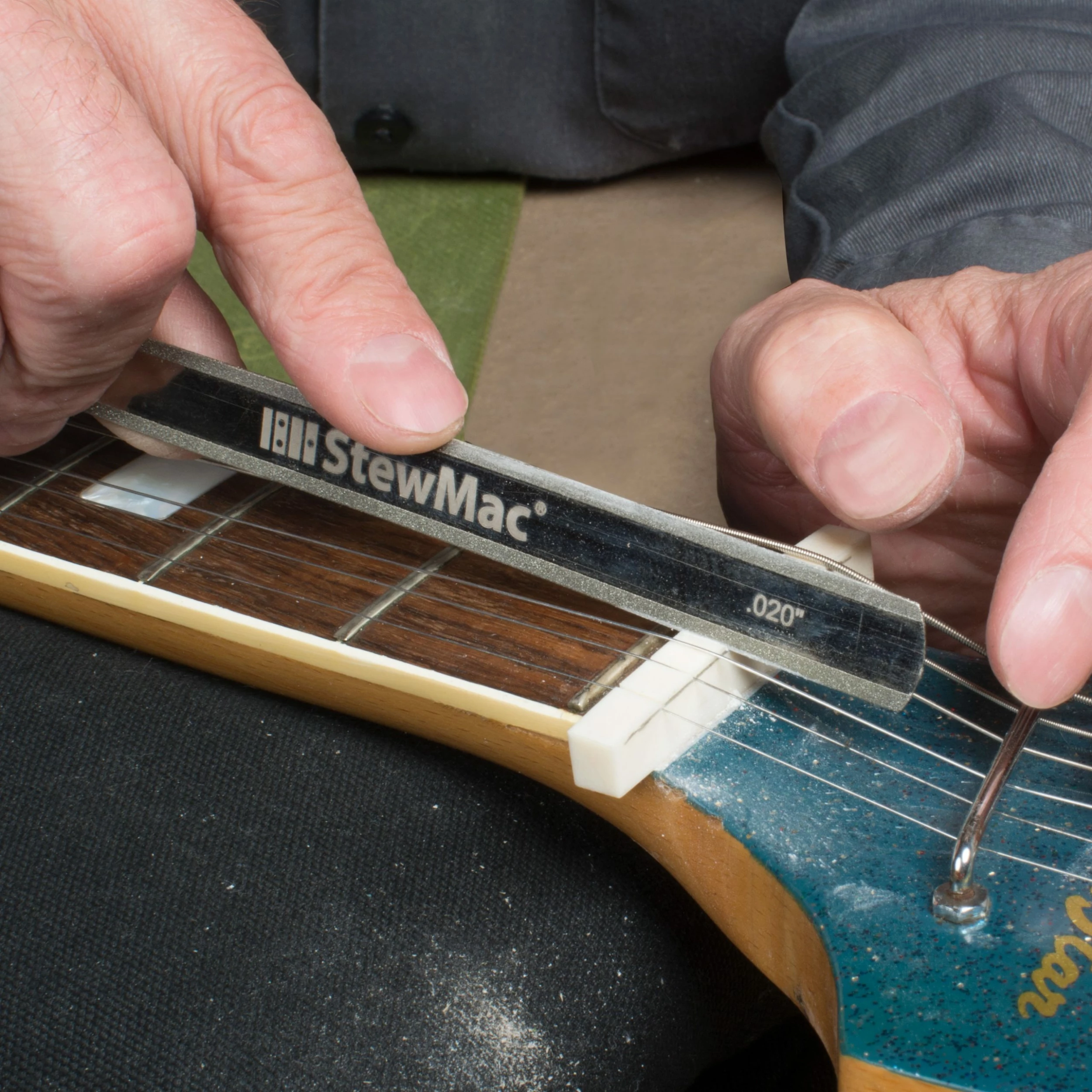 Gauged DiamondCut™ Nut Slotting File Set For Acoustic Guitar - StewMac 5 Gauged DiamondCut™ Nut Slotting File Set For Acoustic Guitar - StewMac - Image 3