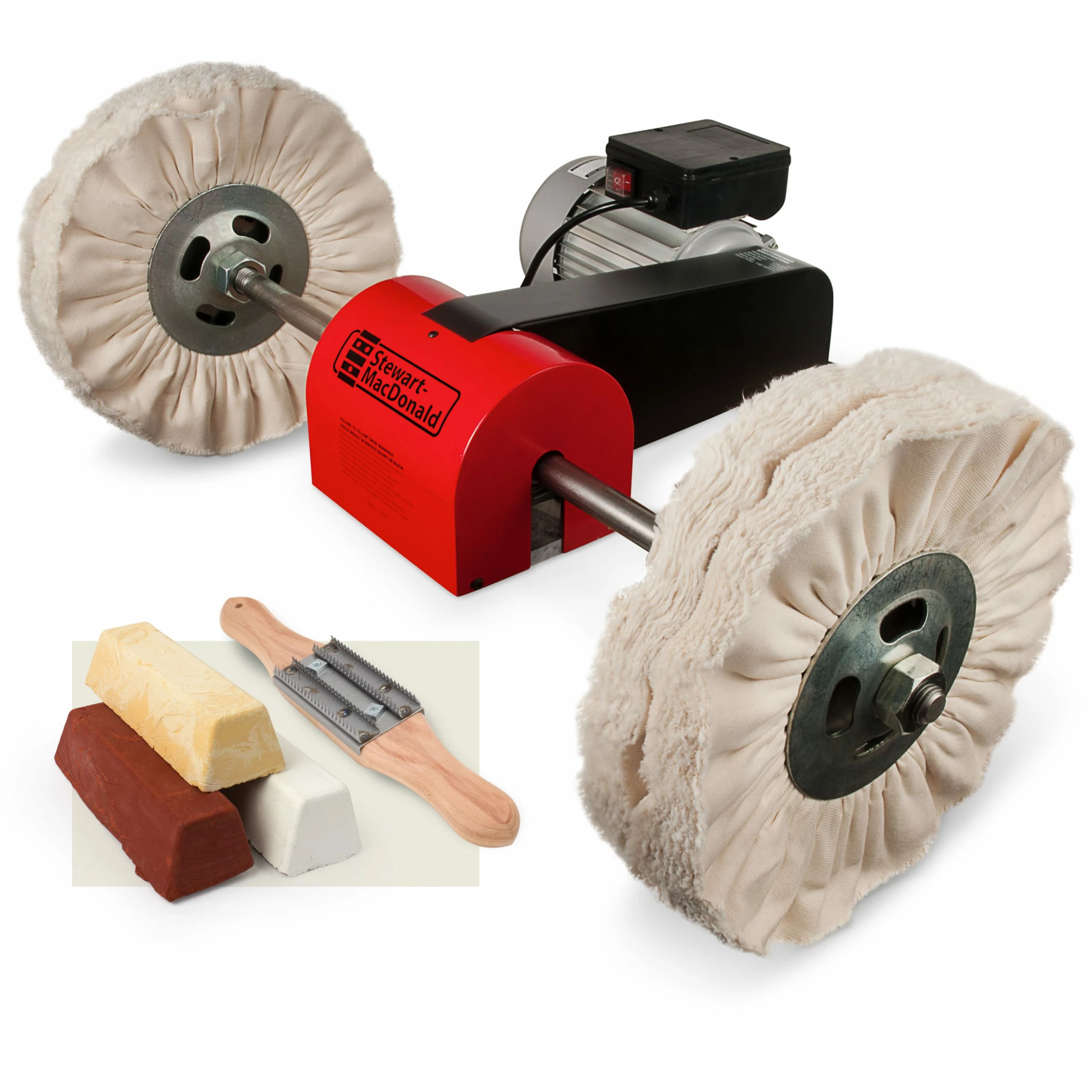 StewMac Guitar Buffer With 120-volt Motor - StewMac 3 StewMac Guitar Buffer With 120-volt Motor - StewMac