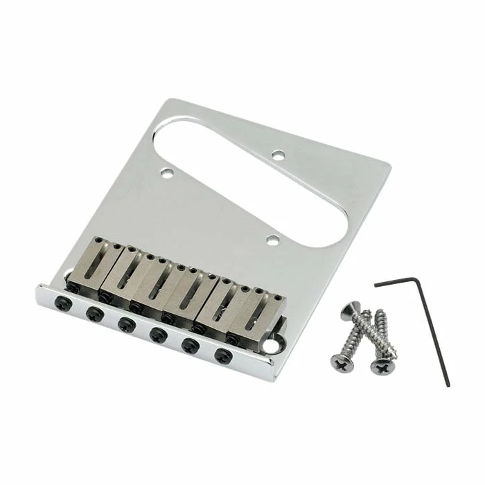 Fender 6-Saddle American Series Telecaster Bridge Assembly - StewMac 3 Fender 6-Saddle American Series Telecaster Bridge Assembly - StewMac