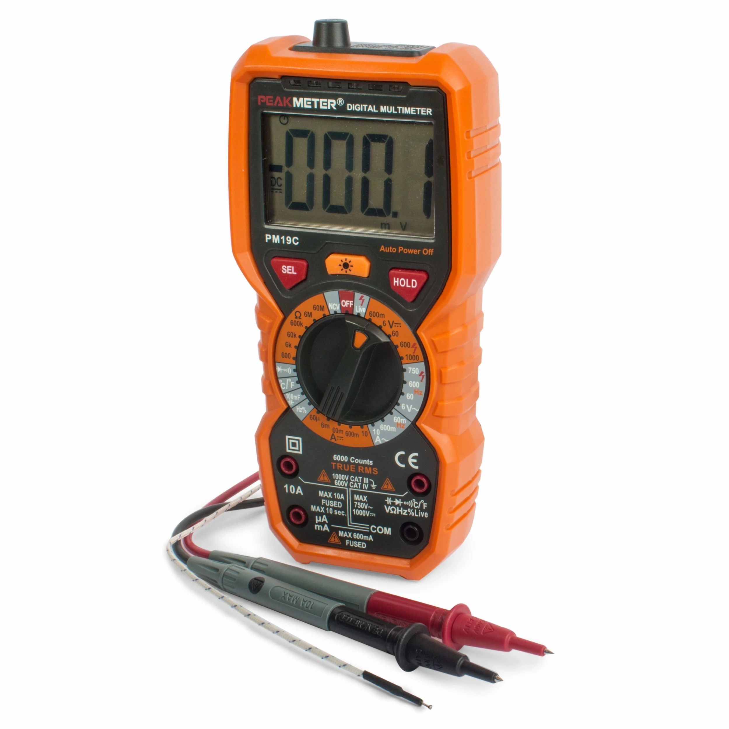 PEAKMETER Digital Multimeter - StewMac 4 PEAKMETER Digital Multimeter - StewMac - Image 2