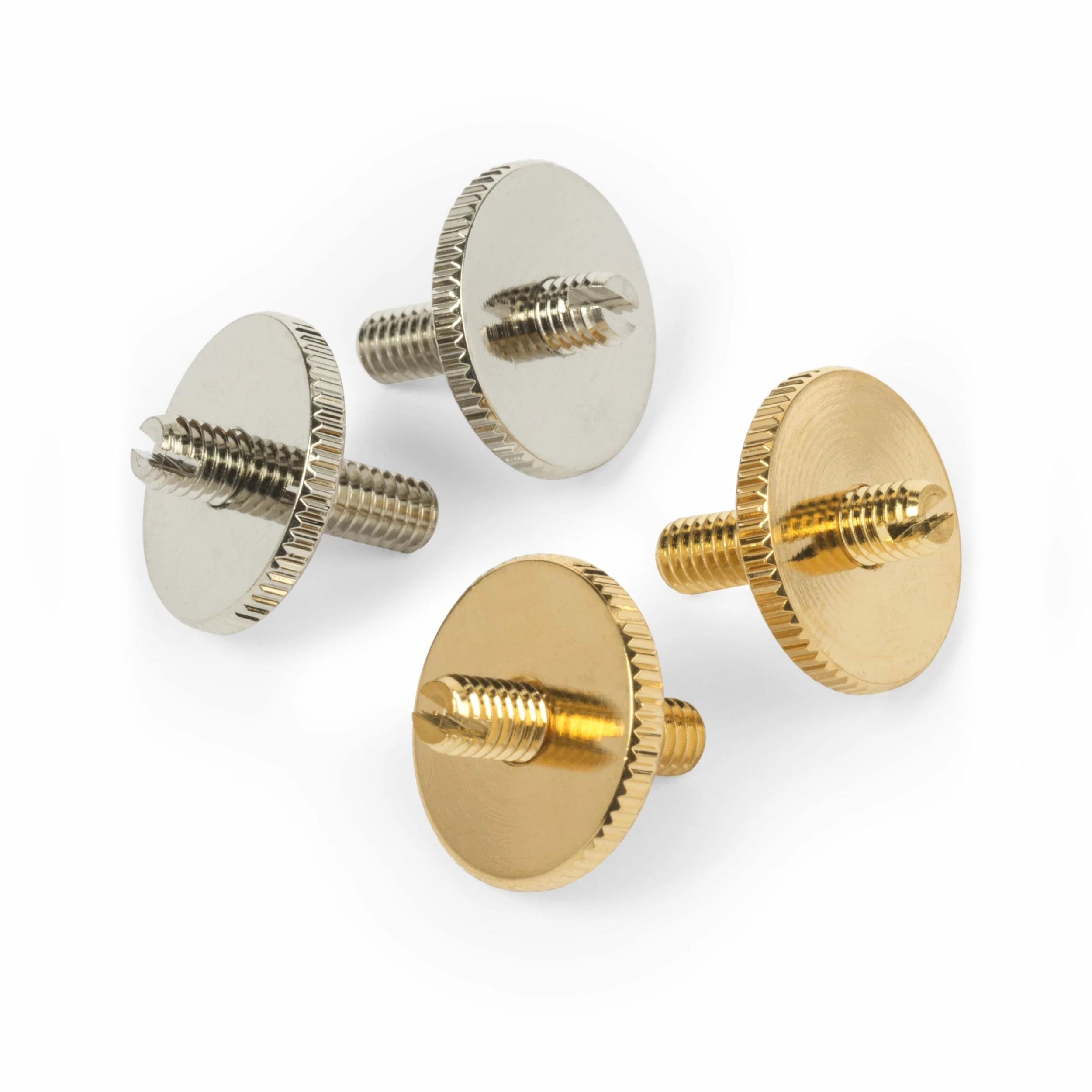 Archtop Bridge Post And Thumbwheel Set - StewMac 3 Archtop Bridge Post And Thumbwheel Set - StewMac