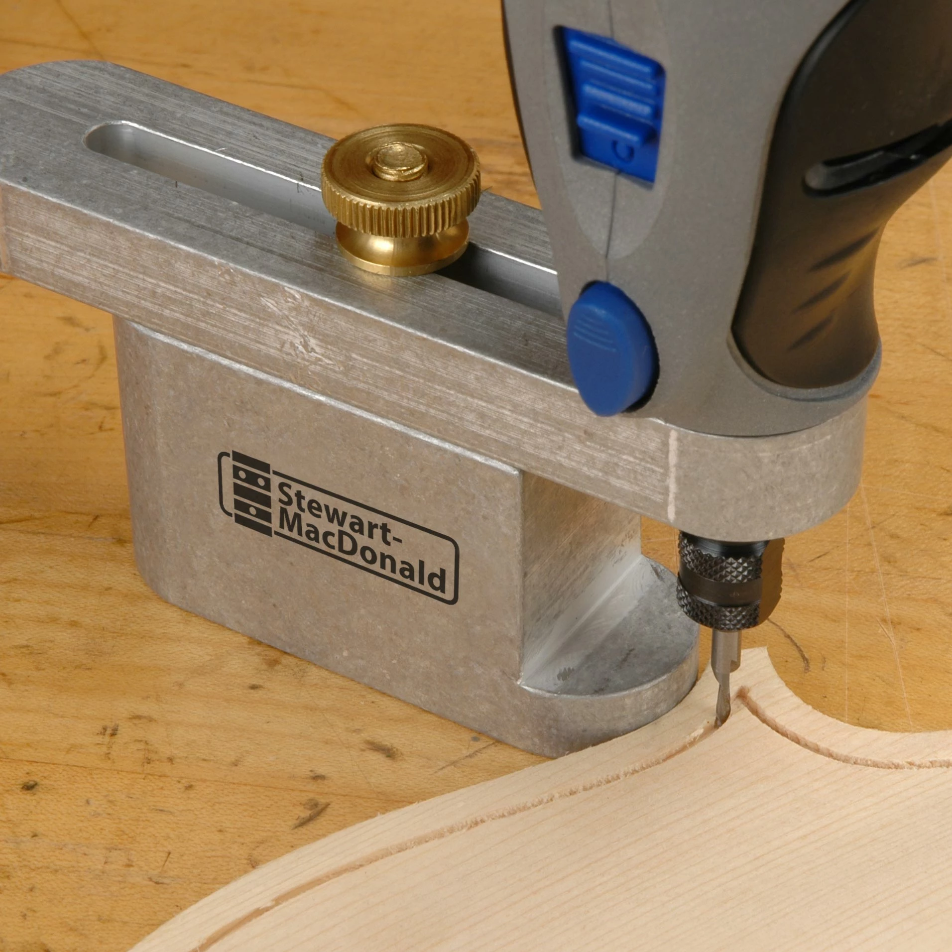 Purfling/Soundhole Router Guide - StewMac 3 Purfling/Soundhole Router Guide - StewMac