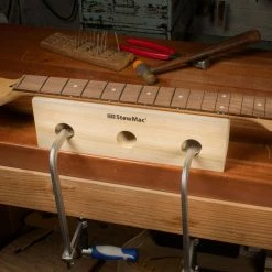 Tall Neck Support Caul - StewMac -StewMac Shop 4482 3 clamped for fretting 3000px