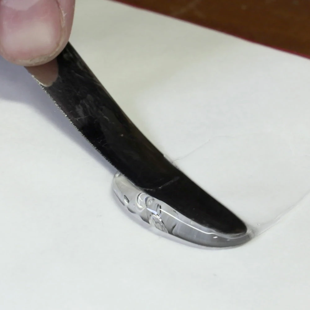 Narrow Large, Guitar Repair Palette Knife - StewMac 6 Narrow Large, Guitar Repair Palette Knife - StewMac - Image 4