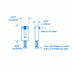 String Saver Classic Saddles - StewMac -StewMac Shop 4756 1spec