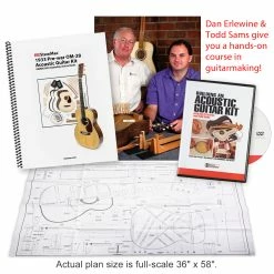 1933 Pre-war OM-28 Acoustic Guitar Kit With Torrefied Top - 014 - StewMac -StewMac Shop 5 wrm3h2 dvd image 1