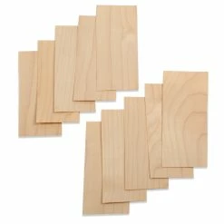 Maple Acoustic Guitar Neck Shims - Set Of 10 - StewMac