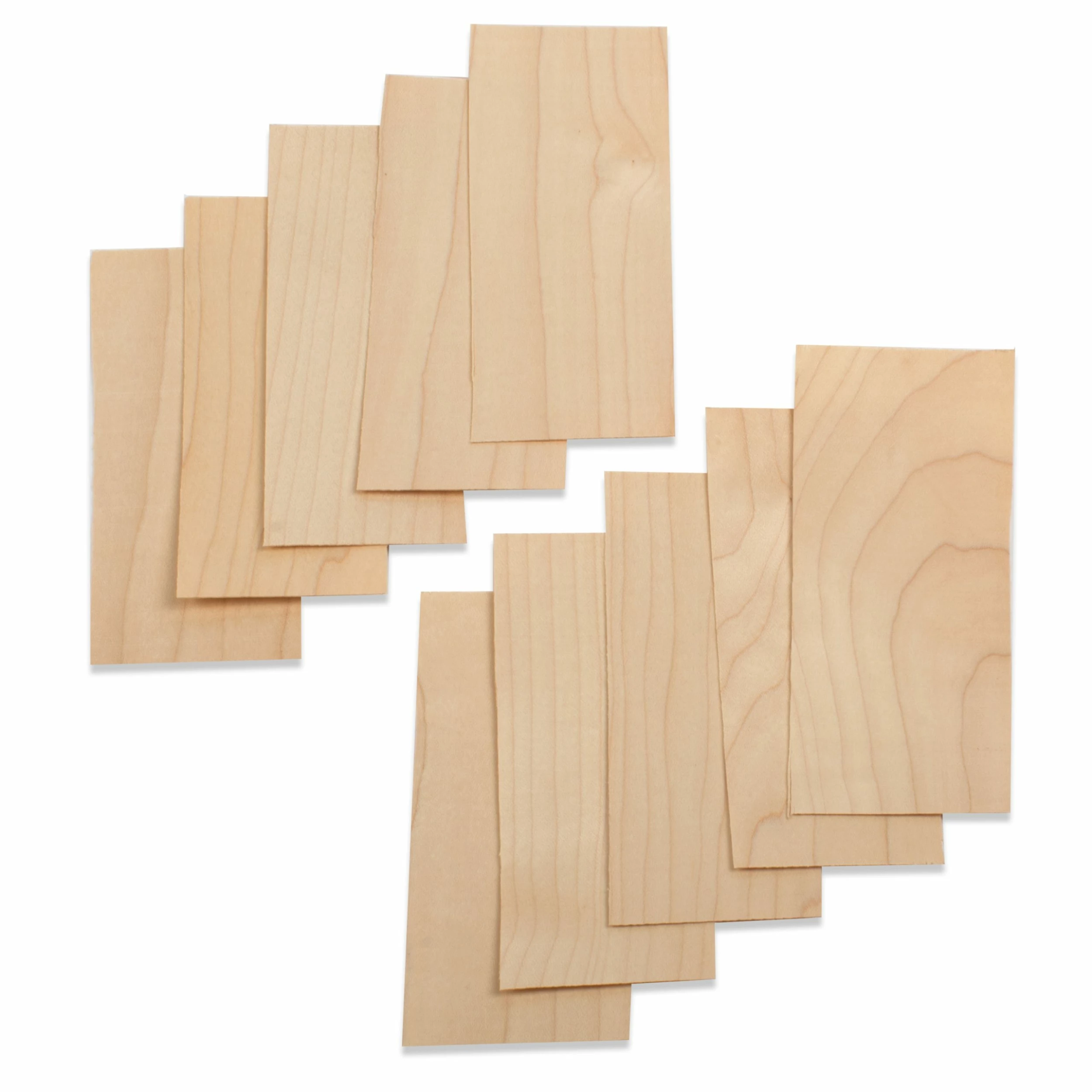 Maple Acoustic Guitar Neck Shims - Set Of 10 - StewMac 2 Maple Acoustic Guitar Neck Shims - Set Of 10 - StewMac