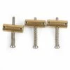 Compensated Bridge Saddles For Tele, Set Of 3 - StewMac -StewMac Shop 5167 1 with allen screws 3000px
