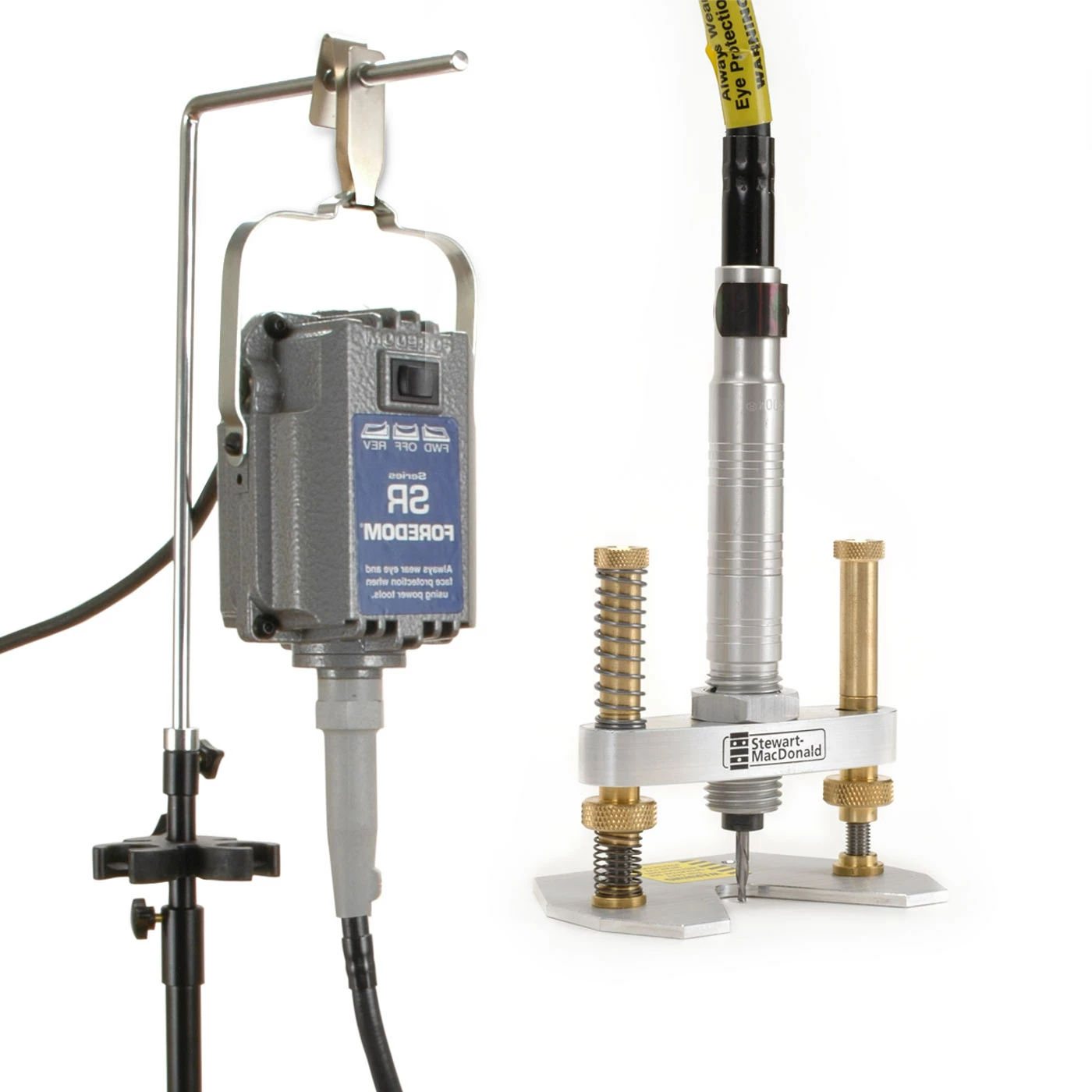 Foredom Power Tool With Precision Router Base Set, International - StewMac 3 Foredom Power Tool With Precision Router Base Set, International - StewMac