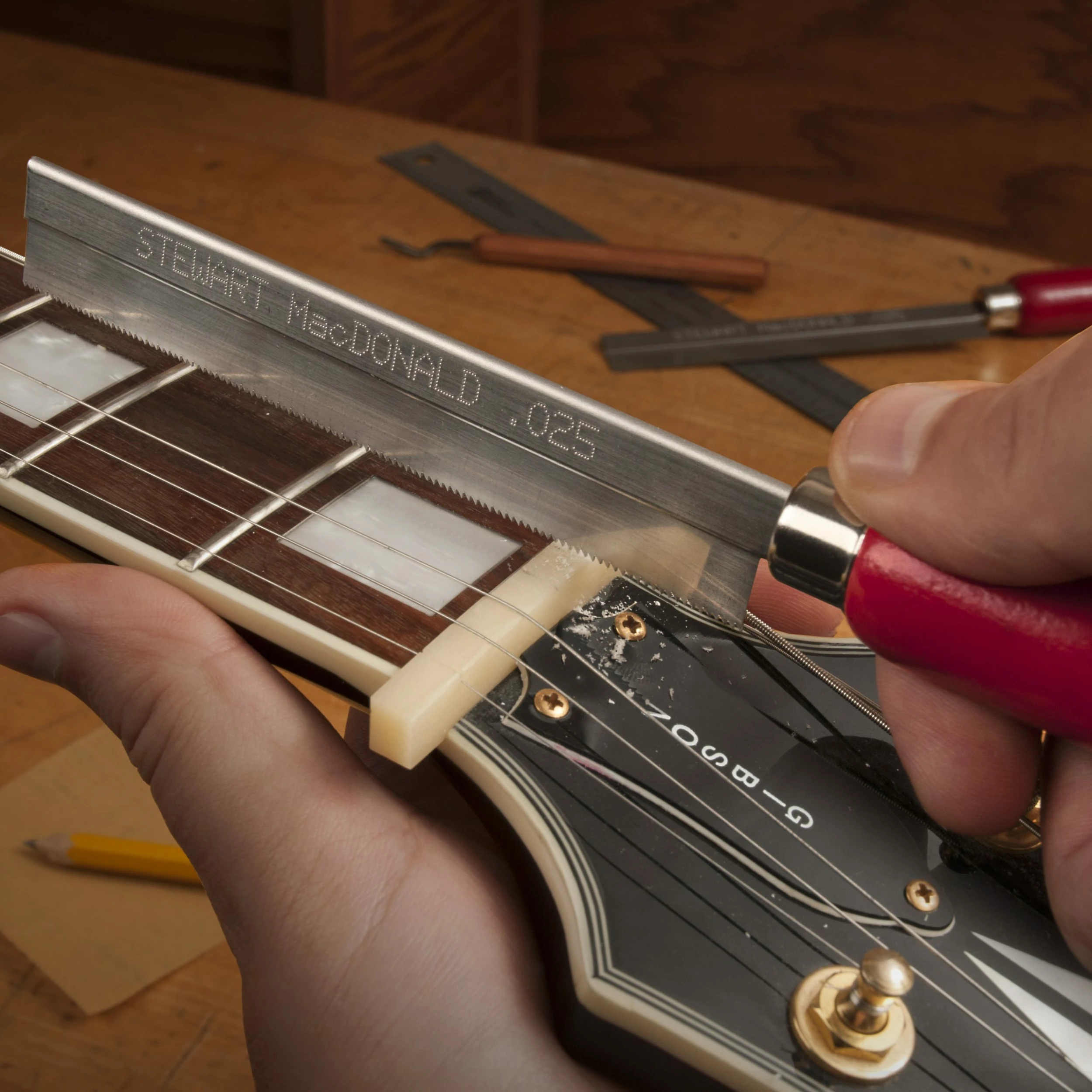 Nut + Saddle Making Tool Set - StewMac 4 Nut + Saddle Making Tool Set - StewMac - Image 2