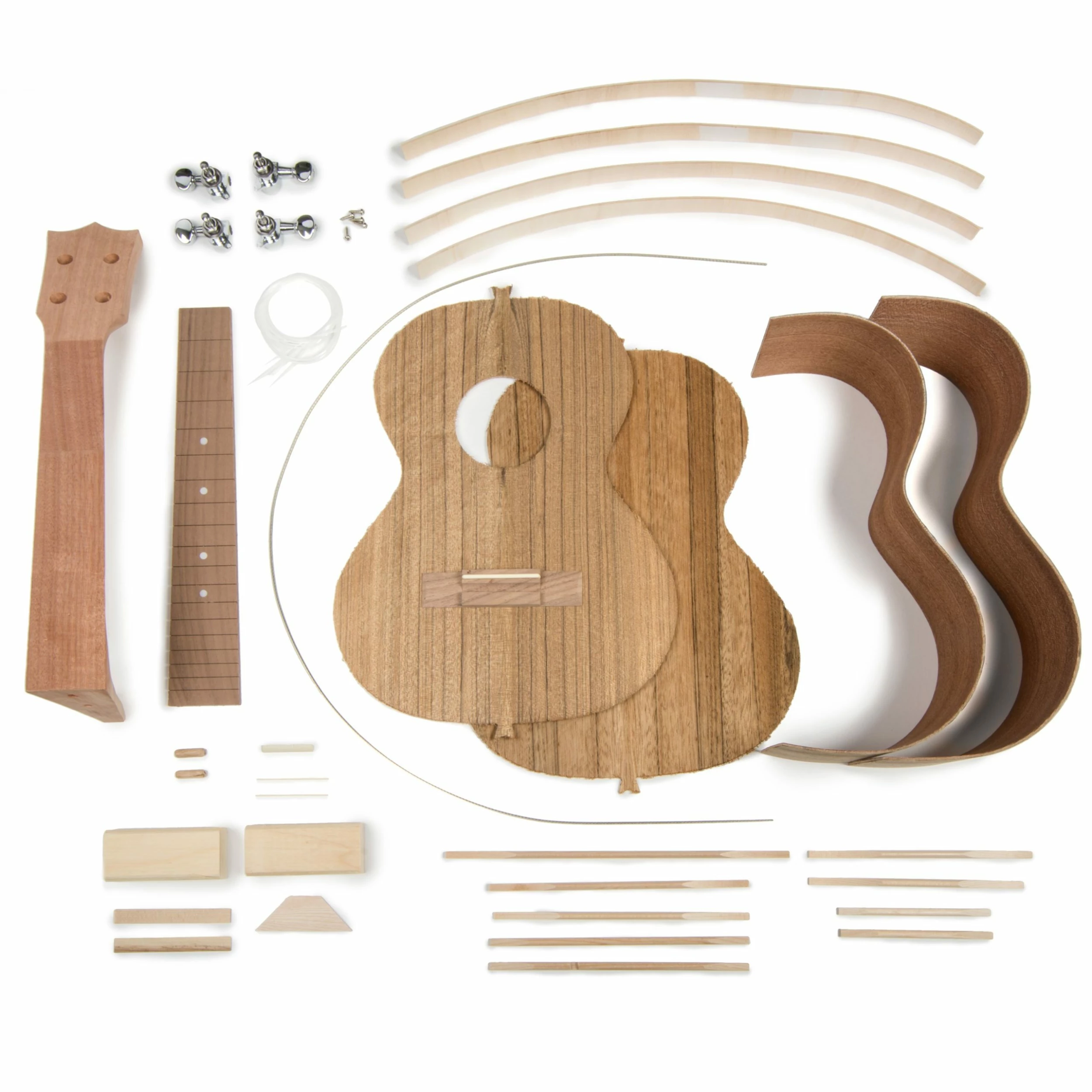 StewMac Walnut Tenor Ukulele Kits - StewMac 4 StewMac Walnut Tenor Ukulele Kits - StewMac - Image 2