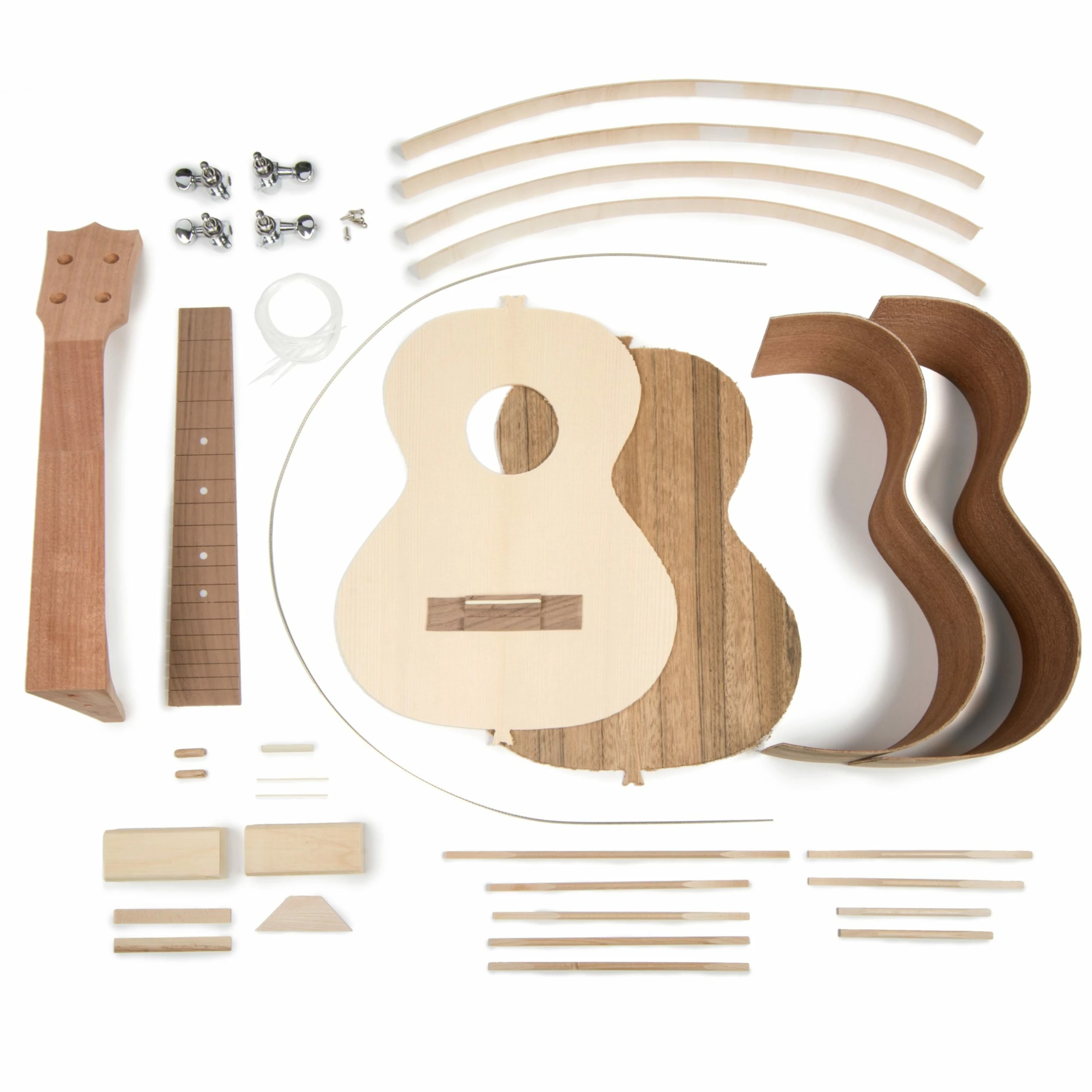 StewMac Walnut Tenor Ukulele Kits - StewMac 5 StewMac Walnut Tenor Ukulele Kits - StewMac - Image 3