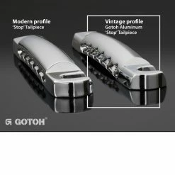 Gotoh Aluminum Stop Tailpiece - StewMac -StewMac Shop 5851 2 2000