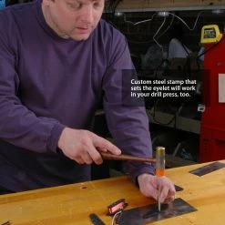 Eyelet Setting Tool And Bit - StewMac -StewMac Shop 5976 3 in use 1800px