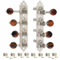 Waverly F-style Mandolin Machines With Dark Tortoise Knobs - StewMac