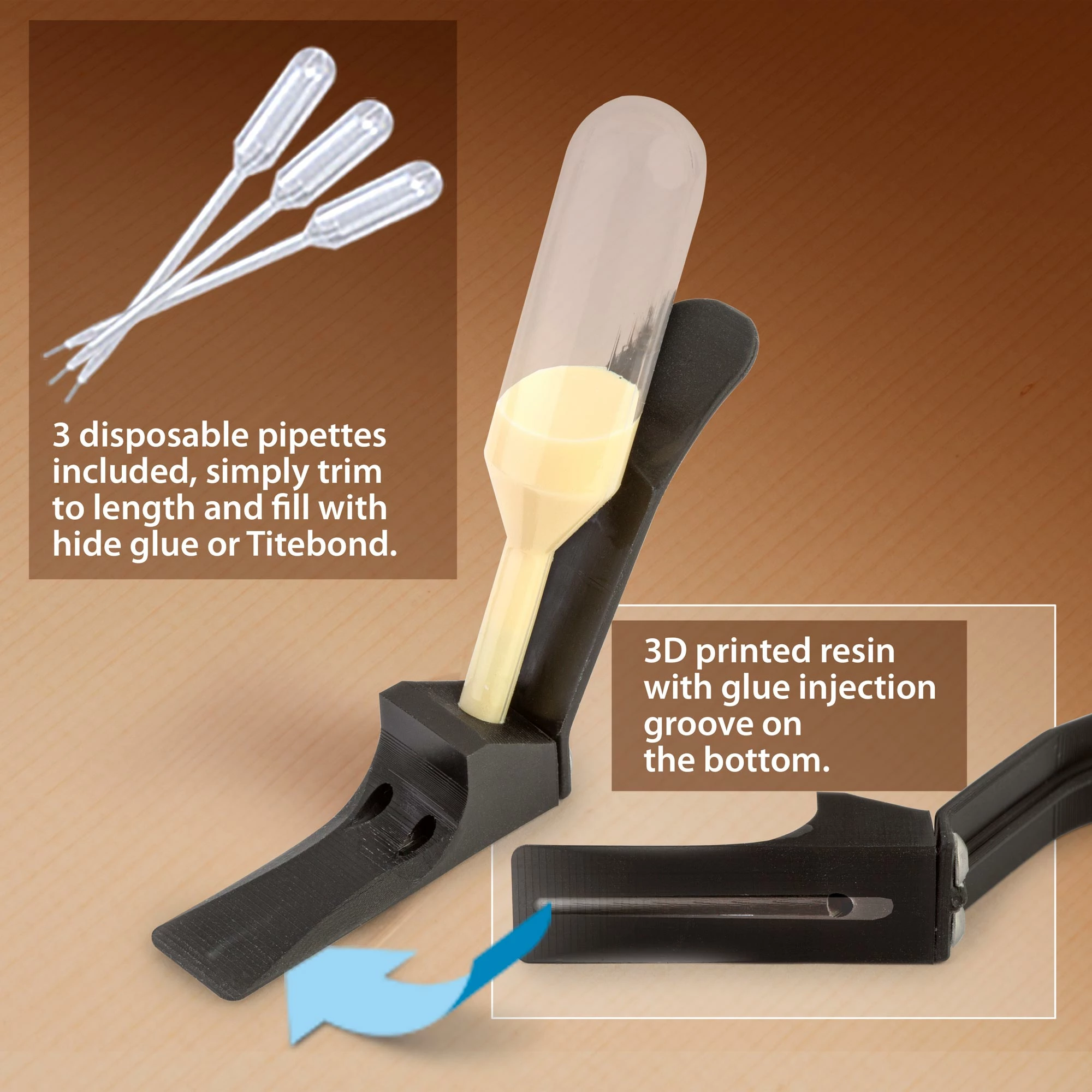 Resin Brace Gluing Wedge - StewMac 5 Resin Brace Gluing Wedge - StewMac - Image 3