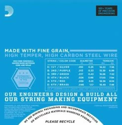 D'Addario EXP XL Nickel Wound Electric Guitar Strings - StewMac -StewMac Shop daddario exp xl nickel wound electric guitar strings 52221