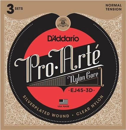 D'Addario Pro Arte Classical Guitar Strings 3 Pack - StewMac 3 D'Addario Pro Arte Classical Guitar Strings 3 Pack - StewMac