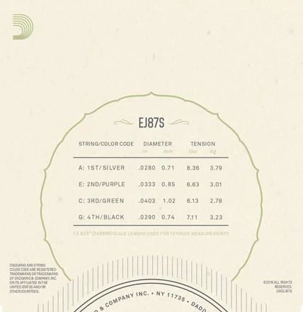 D'Addario Titanium Ukulele Strings - StewMac 5 D'Addario Titanium Ukulele Strings - StewMac - Image 3