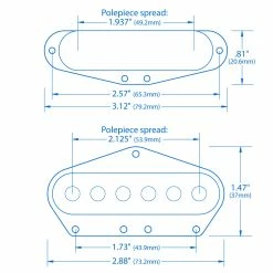 StewMac Pickups For Tele - StewMac 11 StewMac Pickups For Tele - StewMac -StewMac Shop m004073 specs