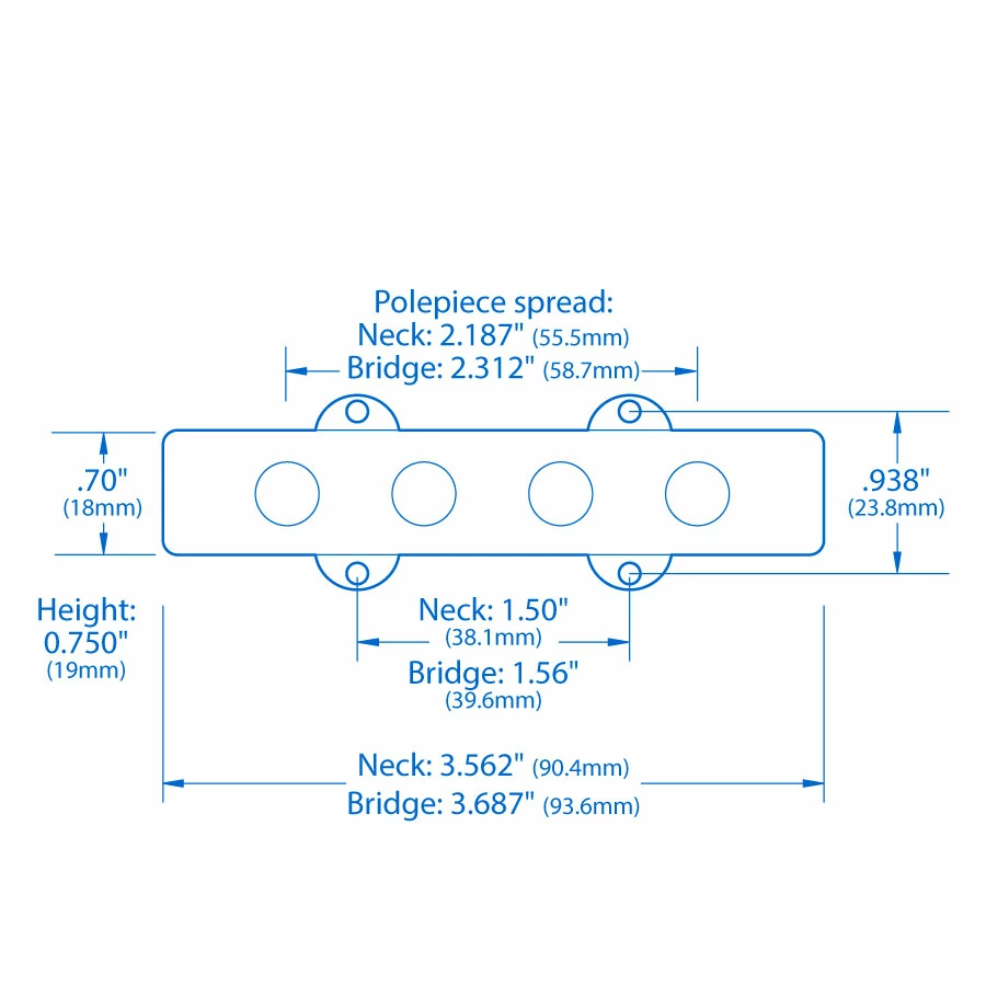 StewMac Fat Pole Pickups For Jazz Bass - StewMac 6 StewMac Fat Pole Pickups For Jazz Bass - StewMac - Image 4