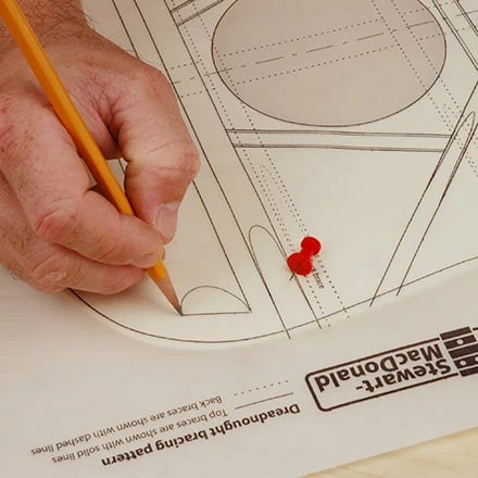 WoodStax Flame Cherry Dreadnought Kit, Bolt-On Neck - 029 - StewMac 7 WoodStax Flame Cherry Dreadnought Kit, Bolt-On Neck - 029 - StewMac - Image 5
